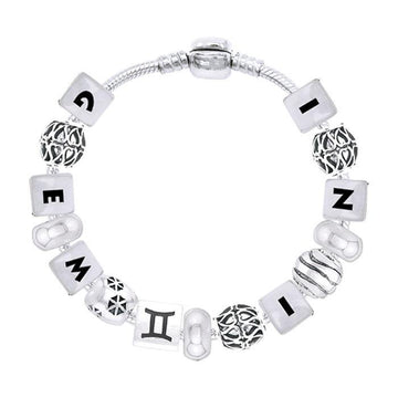Gemini Astrology Bead Bracelet TBL337 - Jewelry